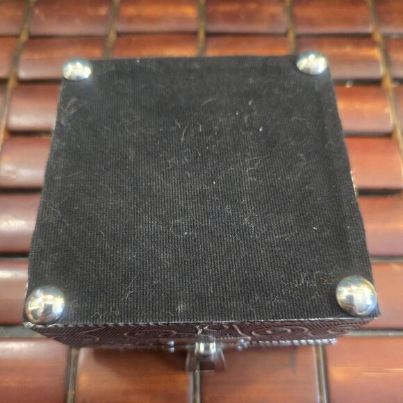 I Love You To The Moon and Back Silver Tone Jewelry / Trinket Box 4"x4"x2" - Picture 7 of 7